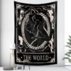 Tarot Card Psychedelic Scene Home Decoration Art Tapestry Hippie Bohemian Decoration Divination Wall Hanging Sheets - Tapestry