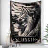 Tarot Card Psychedelic Scene Home Decoration Art Tapestry Hippie Bohemian Decoration Divination Wall Hanging Sheets - Tapestry
