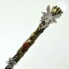 Natural Crystal Scepter Wiccan Wand Magic Altar Ornament Vintage Fairy Wood Stick Props Accessories Handmade Unique Jewelry Gift - Hair Jewelry