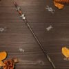 Natural Crystal Scepter Wiccan Wand Magic Altar Ornament Vintage Fairy Wood Stick Props Accessories Handmade Unique Jewelry Gift - Hair Jewelry