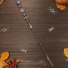 Natural Crystal Scepter Wiccan Wand Magic Altar Ornament Vintage Fairy Wood Stick Props Accessories Handmade Unique Jewelry Gift - Hair Jewelry