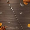 Natural Crystal Scepter Wiccan Wand Magic Altar Ornament Vintage Fairy Wood Stick Props Accessories Handmade Unique Jewelry Gift - Hair Jewelry