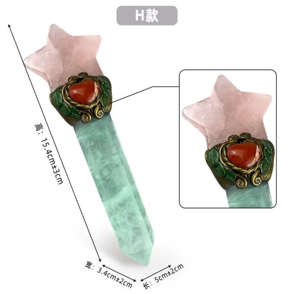 Crystal Wands: Hand-Carved Natural Amethyst Unlock The Magick