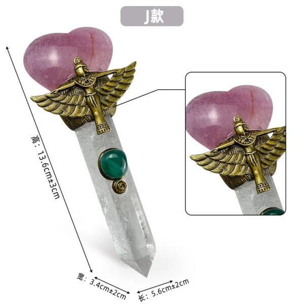 Crystal Wands: Hand-Carved Natural Amethyst Unlock The Magick