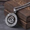 New Magicun Viking~lviking pendant necklace for men new arrival high quality charm jewelry with wooden box