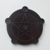 wood Altar candle holders Pentagram wooden Candlestick with Pentaclel plate  light holders Wicca witchcraft supplies Board Game