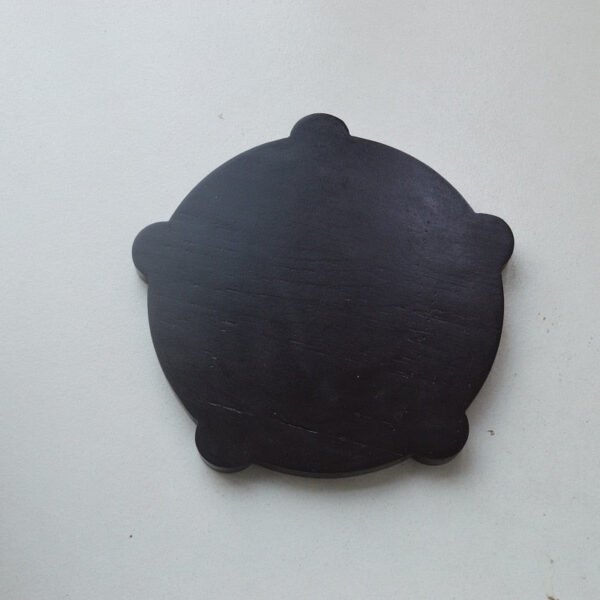 wood Altar candle holders Pentagram wooden Candlestick with Pentaclel plate  light holders Wicca witchcraft supplies Board Game