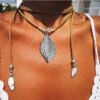 wrap necklace bohemian necklace Boho jewelry bohemian jewelry hippy jewelry bohemian necklaces
