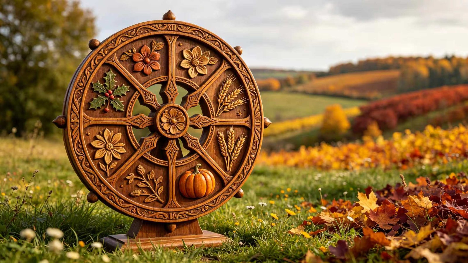 Witchcraft 101: Wheel of the Year with eight pagan sabbats